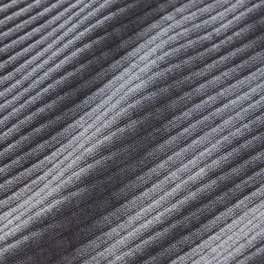 Buck Mason Featherweight Silk Cashmere Turtleneck Heather Gray Size XL NWT - Picture 6 of 9